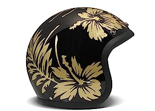 DMD Vintage Fate Open Face Helm Jethelm Motorradhelm, XL