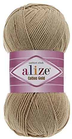 100g Strickgarn Alize Cotton Gold Uni Klassikgarn Häkelgarn Strick-Wolle Farbwahl
