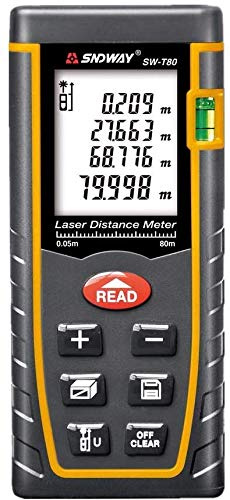 Laser distance measure Meter 80M infrared ruler laser Rangefinder Range Finder trena laser Tape Measure