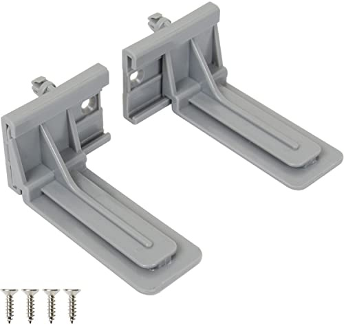 TOUCH Rear Mounting Brackets for Undermount Drawer Slides | 3 Pairs (6 Pcs) | Soft Close Glide Support Sockets for Face Frame Cabinets | 75 lb Capacity | High-Impact Plastic – TCH-23104