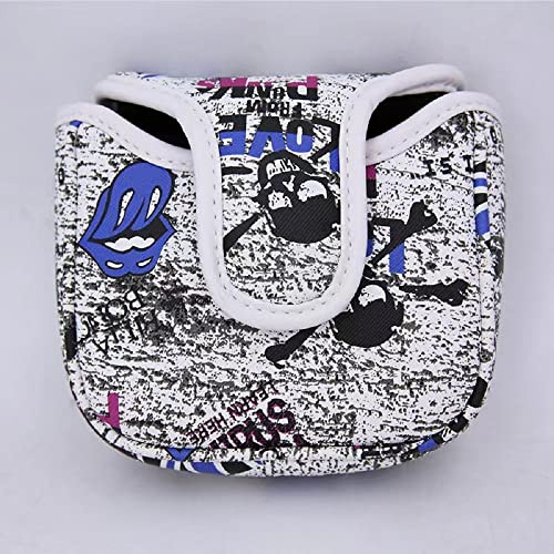 FLTRADE Blue Union Jack UK Flag Golf Mallet Putter Club Headcover | Magnetic Closure, For Taylormade, For Scotty Cameron
