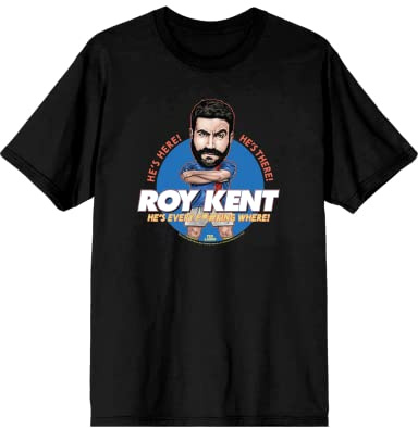 Ted Lasso Roy Kent Bobble Head Crew Neck Short Sleeve Men's Black T-Shirt-XXL