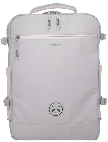 Kattbjørn Light Rucksack Urban Jungle - ergonomischer Schulrucksack 20l Laptopfach Schultasche Grau