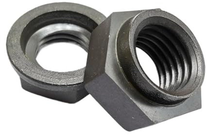 Harte Sicherungsmutter, Klasse 8.8 Kohlenstoffstahl S45C Kombinations-Hardlock-Muttern, B059(Black,M30-1 piece)