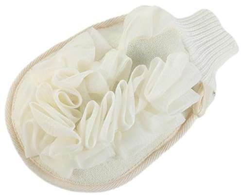 VALICLUD Skin Scrubbing Gloves 2-Pack Exfoliating Bath Mittens for Deep Cleansing for Skin Types for Daily Shower Use