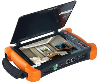 Tester per telecamere a circuito chiuso, CCTV Tester Monitor X9 MOVTADHS Funzionalità complete H.265 AHD SDI CVBS TVI CVI Tester for telecamere IP con multimetro for tracciamento cavi TDR(X9-ADHS)