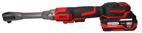 KS TOOLS - 515.4740F - Scatola chiave a cricco, 1/2, 18 V, 2 batterie e caricabatterie