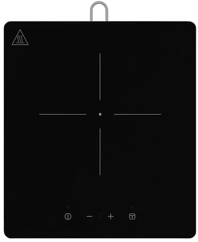 TILLREDA Placa de inducción portátil, 1 zona blanca