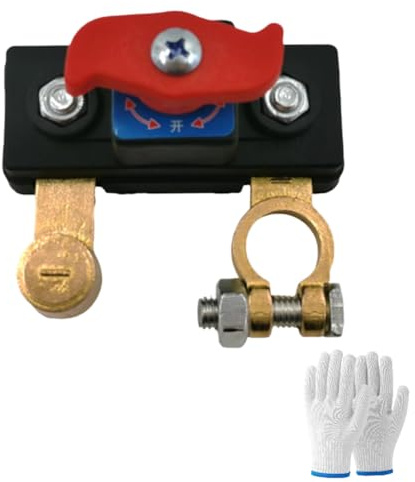 Interruttore di separazione per batteria, 12 V/24 V, interruttore di separazione, impermeabile, per auto, bus, camion, marine, moto