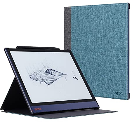 OLAIKE Hülle für Onyx BOOX Note Air/Note Air 2 Plus 10,3 Zoll, strapazierfähige Folio-Hülle aus Stoff mit klappbarem Ständer (Nicht für BOOX Note Air 3)