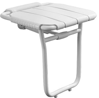 Siège de Douche Pliant Mural-Chaise de Banc de Douche avec Pied de Support sièges de Douche rabattables for Personnes âgées handicapées