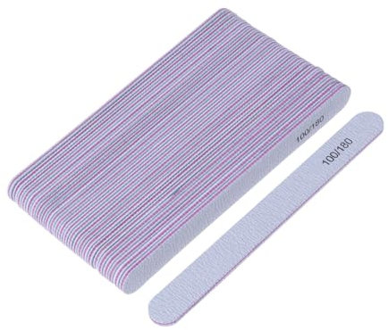 Ipetboom 25pezzi Limette Per Unghie Da Donna Limette Per Unghie Doppia Faccia Satinata e Lucidata Strumenti Per Manicure Per Ragazze e Signore Per Modellare e Finte