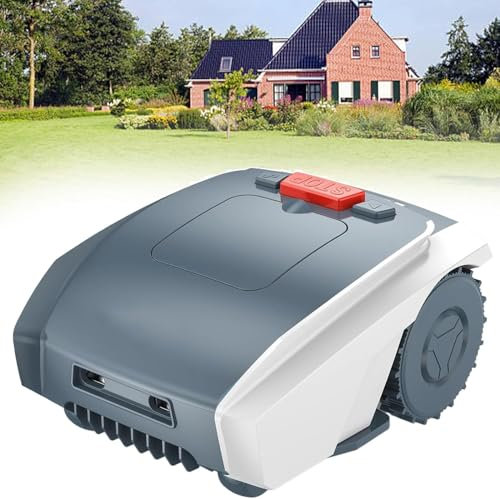 CHRISK Cordless Robot Lawn Mower for Gardens Up To 1500㎡ 3D Obstacle Avoidance, Intelligent Path Planning, No-Entry Zone Setting