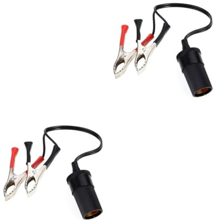 ULTECHNOVO 2St Klemme für Autobatterien auto zigarettenanzünder adapter Car lighter adapter Battery terminal adapter Autobatterie-Clips Adapter für Zigarettenanzünder