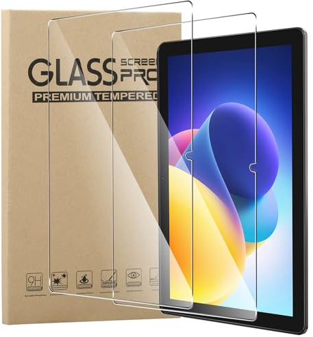 MEMELOKA Schutzfolie für DOOGEE T10W 10.1 Zoll, 2 Stück [Hohe Empfindlichkeit][Anti-Bläschen][Anti-Fingerabdruck] 9H Härte Anti-Kratzen Gehärtetes Glas Displayschutz DOOGEE T10W