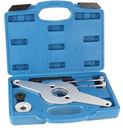 AKLOSIPY Strumento di Supporto per Smorzatore di Vibrazioni del Motore T10531 Strumento di Rimozione della Puleggia dell'albero Motore per 4 Cilindri 1.8 2.0 TFSI Strumento di