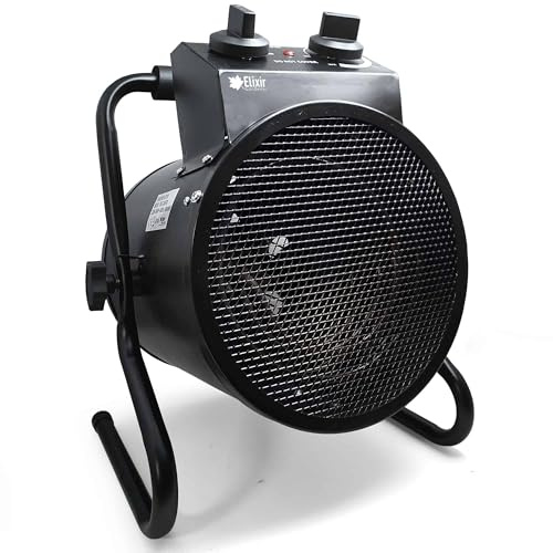 TSE-30FB 3kw Round Industrial Electric Fan Heater for Garage, Shed, Workshop & Caravans