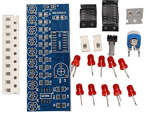 Mavaol Bewässerungslicht-LED-Modul, Treiberlampe, DIY-Kit, elektronische Leiterplatte, NE555 + CD4017