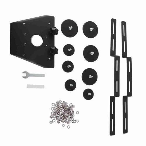 Kuuleyn Kit di Montaggio per Parabola Standard Internet di 3ª Staffa per Tetto per Auto e Barche in Acciaio Legato con 8 Grandi Basi di Aspirazione Potenza di Aspirazione di 170