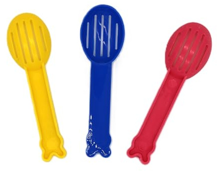 3 pala per lettiera per criceti, paletta in plastica per animali domestici; paletta per lettiera per criceti per la pulizia degli animali domestici, colore casuale