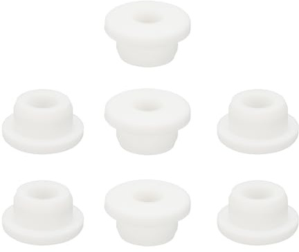 PATIKIL Arandela De Goma De Silicona,7 Pcs 1/2(21mm) Agujero De Taladro, 1/2(12mm) Diámetro Interior.Arandela De Goma Con Forma De Sombrero Para Cableado Sistema De Riego Firewall,Blanco | De Silicona, Arandela De Goma Con Forma De Sombrero, 1/2(12mm) Diámetro Interior, Para Cableado Sistema De Riego Firewall