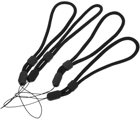 TOGEVAL 4pièces Dragonne Réglable pour Canne De Marche Et Bâtons De Trekking Corde Antidérapante pour Hikers Et Utilisation Quotidienne Accessoire Pratique