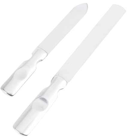 LIFKOME Limetta Unghie Professionale in Acciaio Inox, 2 Set con Custodia in Pelle, per Pedicure e Modellare le Unghie con Precisione