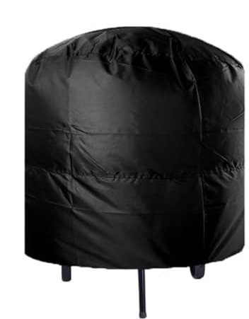 LOVSSU Tapa para Barbacoa Funda Impermeable for Barbacoa de Camping al Aire Libre, 77 x 58 cm/80 x 66 x 100 cm, Redonda, Protectora contra la Lluvia. para Barbacoa(66x100x80cm)