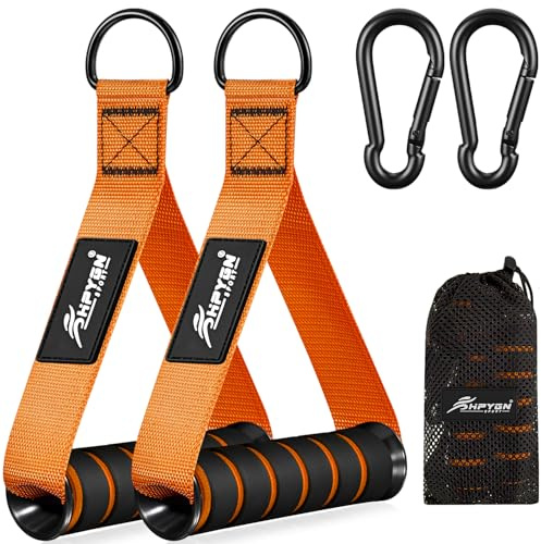 HPYGN Griffe für Fitnessbänder, für Widerstandsbänder, Krafttraining Und Cardio-Training Fitnessgeräte,Widerstand Bands Zubehör Ersatz Training am Seilzug Kabelzug Kraftturm, Fitnessband Griffe