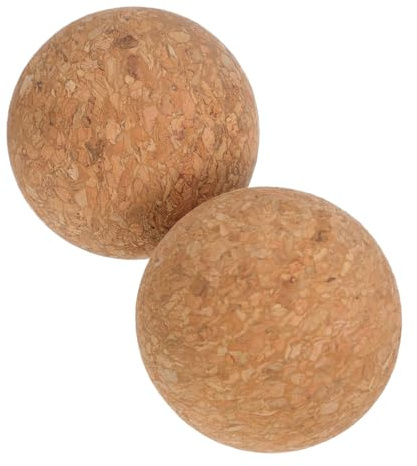 DECOMELODY Tapones de Bola de Madera 2 Piezas para Botellas de Vidrio, Sellado Hermético y Duradero Ideales para Vino y Bebidas Hogar