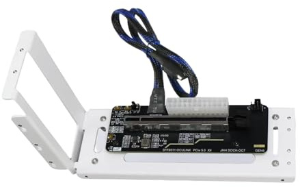 Dock GPU PCIe 5.0 Veloce Notebook Laptop a Scheda Grafica Video Esterna SFF8612 Bassa Latenza Dock GPU Esterno per Gaming Palmari
