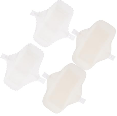 GALPADA Compresas Lavables para Mujeres de Algodón 18cm Absorbentes y Reutilizables Capa, Paquete de 4 Unidades para Uso Diario y Viajes