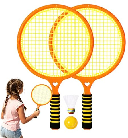 Badmintonracketar för barn | Sportleksaker, tennisleksaker, badminton-set inomhus, för födelsedagsfester, familjesammankomster, spel, camping, skola, trädgård, , innergård