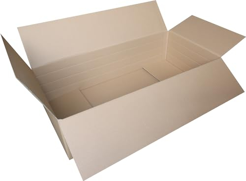 9 St. Faltkarton 1200x600x300 braun 2-wellig EB-Welle Versandverpackung Bücher,-Umzugskartons