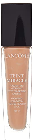 Lancôme Teint Miracle 03 Beige Diaphane, feuchtigkeitsspendende Foundation in Beige mit mittlerer Deckkraft, langanhaltender Glow, 30ml