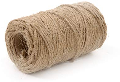 Seil-tech Jute Schnur Jutegarn Natürlich ungefärbt Natur Braun Verpackung Dekorativ Dekokordel Kordel Bastelschnur Floristik Geschenke Dekokordel - 2mm, 50m, 0.100kg