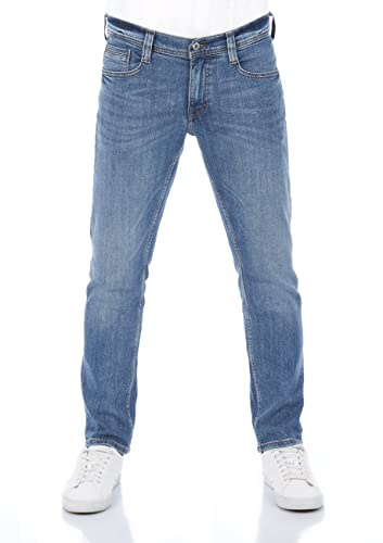 MUSTANG Jeans Homme Oregon Tapered Fit Stretch Denim Pantalon, 99% Coton, Bleu Gris Noir, W30 - W40, Taille: W 33 L 32, Farbauswahl:Light Blue Denim (1009374-583)