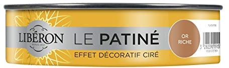 Libéron Peinture décorative, Le patiné, Or riche, 150 ML