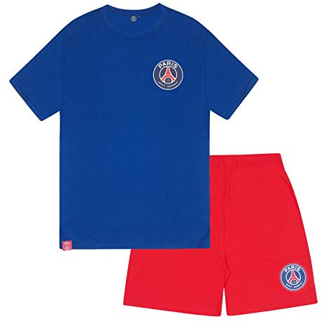 PSG Officiel - Ensemble de Pyjama Court thème Football - Homme - L