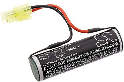 TECHTEK battery replaces [SHARK] Cordless Rechargeable Hard Floor Sweeper V3700UK, V3700, V3700UK compatible with XBAT3700 FBA