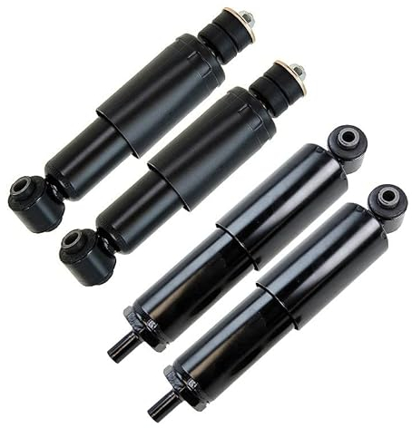 ATEC Germany 4x ammortizzatore a pressione d'olio anteriore e posteriore con cuscinetto e set di protezione antipolvere, compatibile con VW TRANSPORTER T4