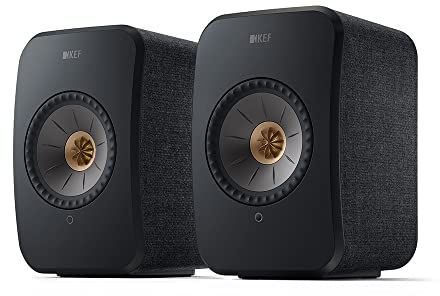 KEF LSX II - Altavoces inalámbricos, Negro | PC | TV | Monitor | Bluetooth