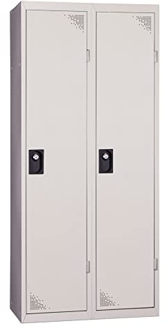 Provost Vestiaire Industrie salissante - en kit - Gris - 2 colonnes - Largeur 80cm