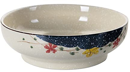 TuYines Grand saladier XXL en céramique, grand bol à salade, grand bol à soupe, grand bol de service Ø 23 cm, bol mélangeur robuste, bol à fruits, bol à pâtes