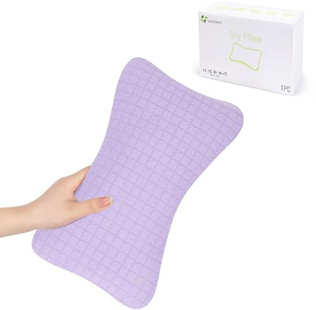 vocheer Mini Oreiller de Voyage de 27,9 x 17,8 cm, Petits oreillers pour Dormir, Petits oreillers pour Le Cou, Le Poignet, Les lombaires et Les Genoux, Oreiller en Coton, Housse Amovible, Lavable en