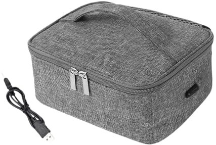 JISADER Scaldavivande, Mini Forno Portatile, Borsa Scaldavivande USB, Scaldavivande Termico per Ufficio, Picnic, Classico