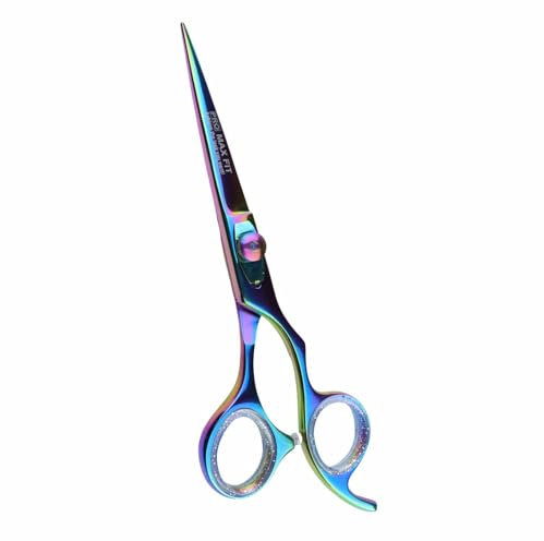PromaxFit Hairdressing Scissors – Barber Scissor for Hair Cutting – Professional Hair Scissors with Adjustable Screws – Hairdressing scizzors (Multi-Single-6.5)