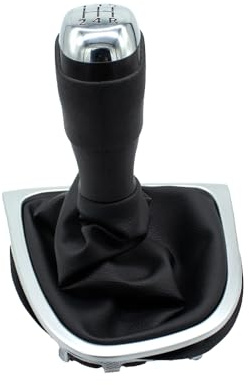 DOMENICA Pommeau de Levier de Vitesse 5 Vitesses avec Soufflet Compatible pour Renault Clio 4 Mk4 2012-2019