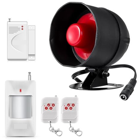 WEIJICUI Sistema de Alarma para Casa, De Alarma De Seguridad Inalámbrico, Sirena De 433Mhz, Sensor De Puerta De Movimiento Antirrobo For El Hogar, Tuya Smart(Not WiFi Kit 3)