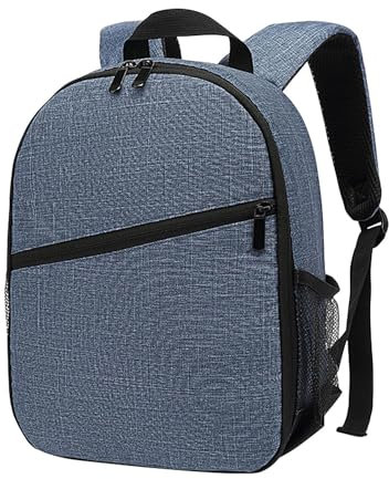 PACCHETTO CAMERA POTOGRAFICA - Porta della fotocamera DSLR, zaino per lenti robuste portatile | Organizzatore da viaggio per fotocamere sicuro, custodia per attrezzature per foto pesanti, zaino usa l'